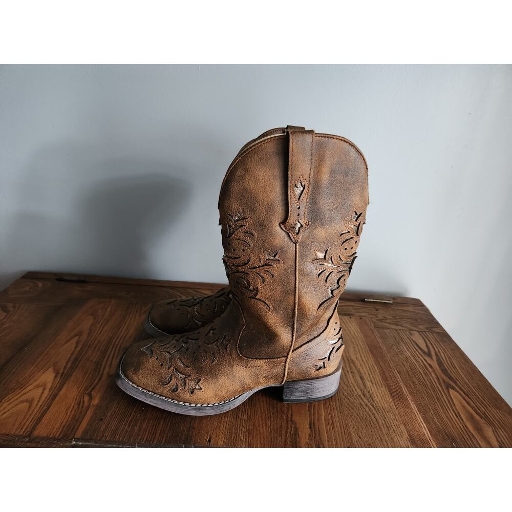 Roper Women's Kennedy Western Fashion Boots Brown
Sz 6